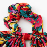 FLORAL HAIR SCRUNCHIE SCARF