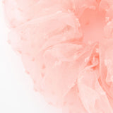 GIANT SWISS DOT SHEER HAIR SCRUNCHIE - BLUSH PINK
