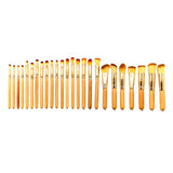 24 Piece Wooden Master Brush Set