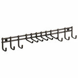 Wall Mount Hanging Tie Rack + Belt Storage Organizer