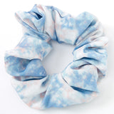 MEDIUM CHIFFON TIE DYE HAIR SCRUNCHIE - GRAY