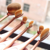 10 Piece "The Midas Touch" Oval Brush Set