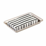 Metal Bathroom Guest Hand Towel and Vanity Storage Tray - 6.5" x 10"