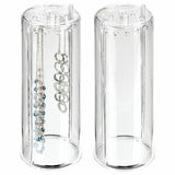 Clear Cylindrical Jewelry Organizer