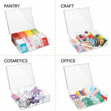 Plastic Jewelry Storage Box - 8 Compartments