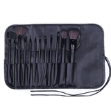 12 Piece Professional Black Brush Set