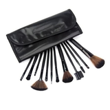 12 Piece Professional Black Brush Set