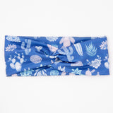 CACTUS TWIST HEADWRAP - BLUE