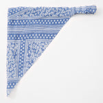 BLUE PRINT SCARF HEADWRAP