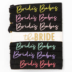 THE BRIDE & BRIDE'S BABES HAIR TIE BRACELETS - 7 PACK