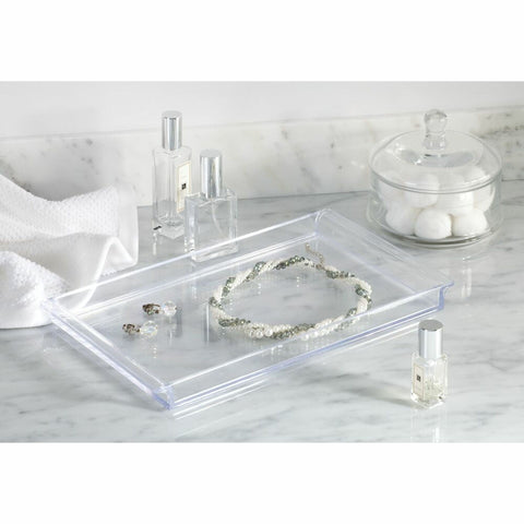 Towel, Soap + Accessory Storage Vanity Tray - 7" x 12"