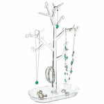 Acrylic Tree Stand and Tray for Jewelry Storage