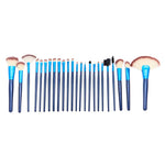 24 Piece Ocean Blue Brush Set