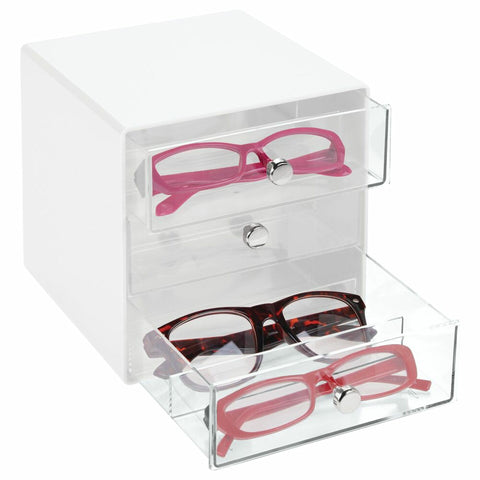 3 Drawer Stacking Eyeglass Storage Box