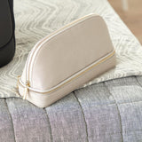 Stackers Taupe Makeup Travel Case