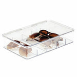 Stacking Eyeglass Storage Organizer Box, 5 Sections