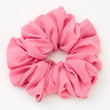 GIANT SOLID HAIR SCRUNCHIE - CANDY PINK