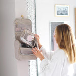 Stackers Taupe Hanging Toiletry Bag