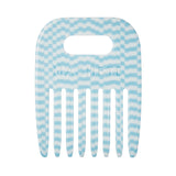 No. 4 Comb in Blue Checker