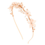 PINK PEARL FLOWER HEADBAND