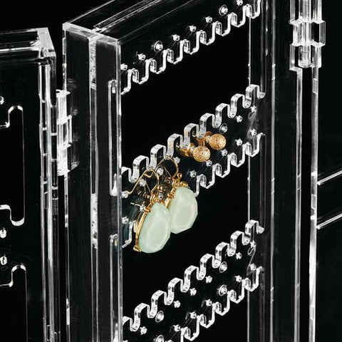 Acrylic Accordion Fold Jewelry Earring Display Stand